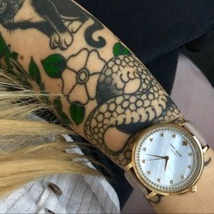 Kate Spade NY Monterey Grey/Beige Gold Watch